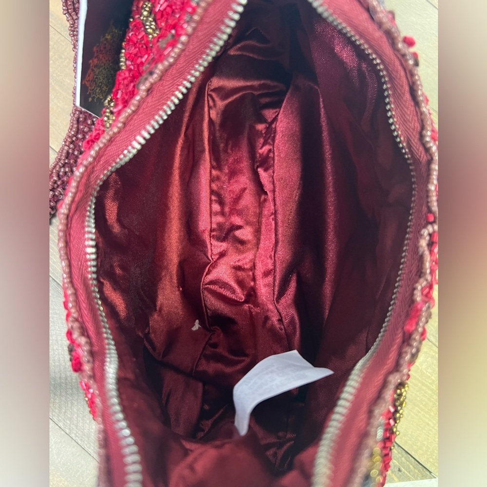 Viral Beaded Maroon Bag …Tjmaxx & Marshalls - Picture 7 of 7